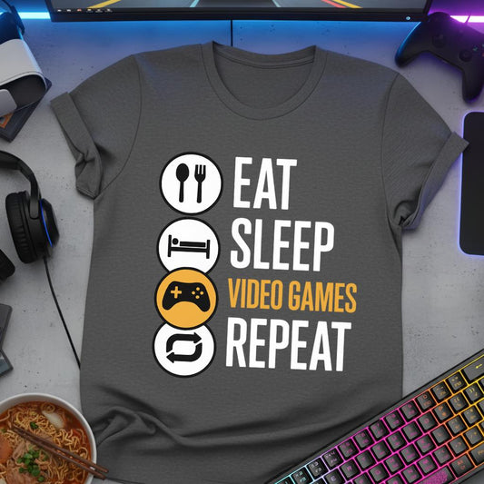 Eat Sleep Video Games Repeat
