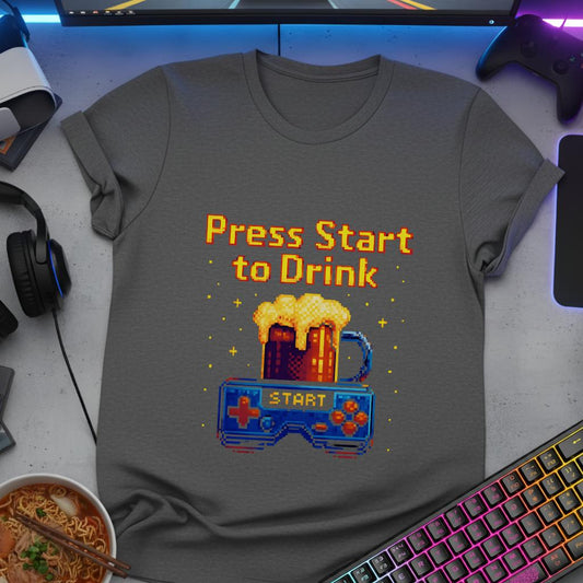 Press Start to Drink