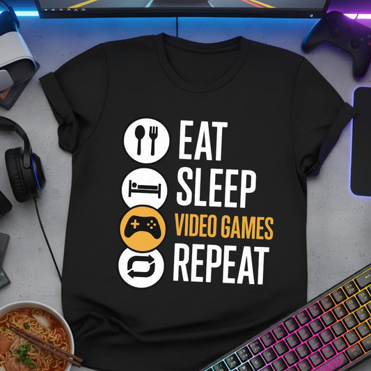 Eat Sleep Video Games Repeat