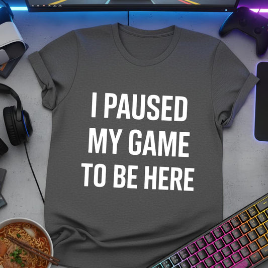 I Paused my Game to be Here